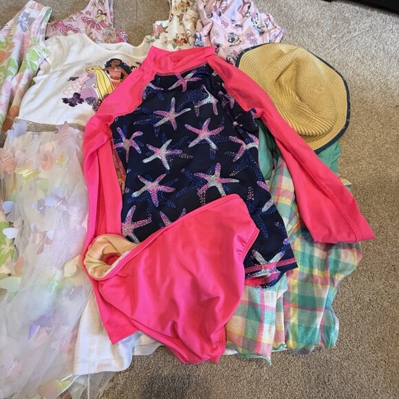 Girls Clothes Bulk Lot Disney Princess Summer Spring Size 8 Jumping Beans Knit - Picture 7 of 16